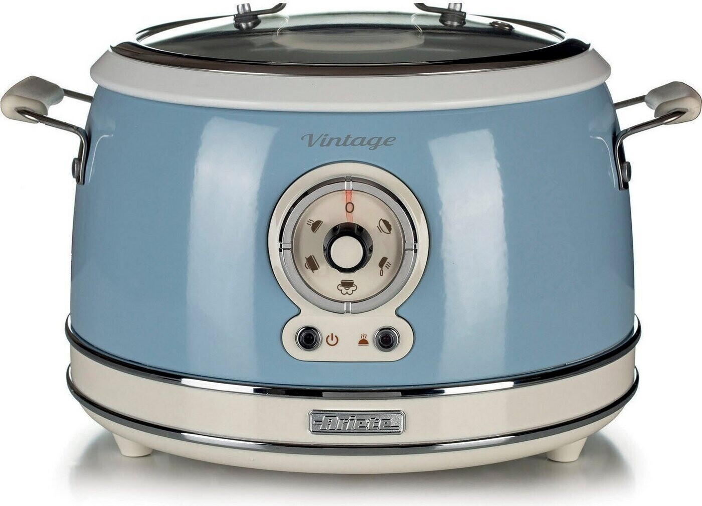 پلو پز و آرام پز آریته ایتالیا مدل Ariete Rice & Slow Cooker | ظرفیت 3.5 لیتر | رنگ آبی | طراحی کلاسیک با عملکرد دوگانه